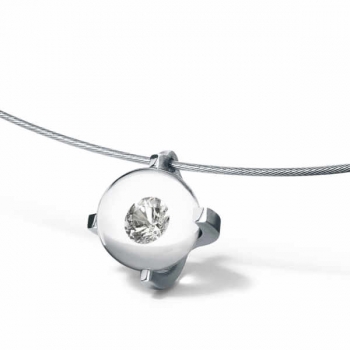 Krappenanhänger Diamant im Glas